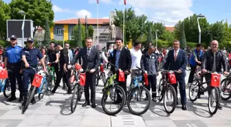 Karapınar'da 'Spor İçin Pedalları Çevir' Etkinliği Düzenlendi
