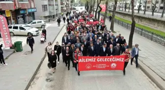 Kastamonu'da Aile Haftası Yürüyüşü Gerçekleştirildi