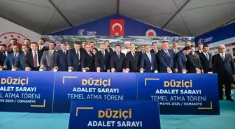 Osmaniye'de Yeni Adalet Sarayı'nın Temeli Atıldı