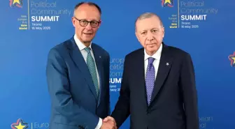 Cumhurbaşkanı Erdoğan, Almanya Başbaşkanı Merz ile görüştü