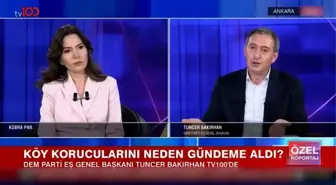 DEM Eş Genel Başkanı Bakırhan, Çok Tartışılan 'Korucu' Sözleri Hakkında Açıklama Yaptı