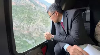 Hakkari Valisi, Kaybolan Genç İçin Arama Çalışmalarını İnceledi