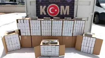Aydın'da Kaçak Tütün ve Makaron Ele Geçirildi