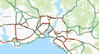 Trafik durumu haritası (CANLI) 16 Mayıs İstanbul'da trafik yoğunluğu yüzde kaç?