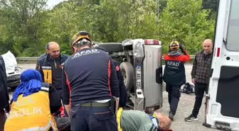 Zonguldak'ta Trafik Kazası: İki Sürücü Hafif Yaralandı