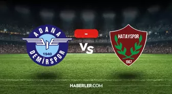Adana Demirspor Hatayspor maçı kaç kaç, bitti mi? MAÇ SONUCU! Adana Demirspor Hatayspor golleri kim attı, canlı maç anlatımı!
