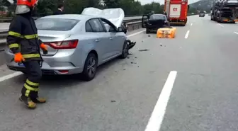 Anadolu Otoyolu'nda Zincirleme Kaza: 3 Yaralı