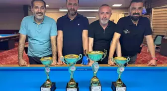 Düzce'de 19 Mayıs Gençlik Haftası 3 Bant Bilardo Turnuvası Sonuçlandı