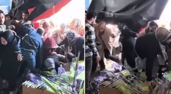 İndirim için birbirlerini ezdiler! Mağaza açışındaki görüntülerin benzetildiği film bomba