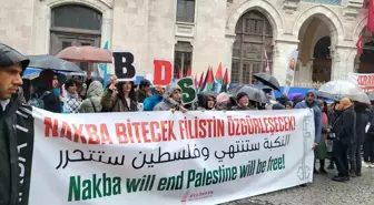 Fatih Sirkeci'de Nakba'nın 77. Yıldönümü Anması Yapıldı