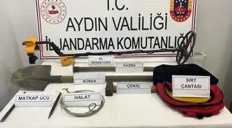 Aydın'da İzinsiz Kazı Yapan 3 Kişi Suçüstü Yakalandı