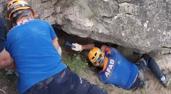 Kaçak kazı yaparken üzerine devrilen kayanın altında can verdi