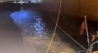 Küçükçekmece Açıklarında Tankerden Sızıntı