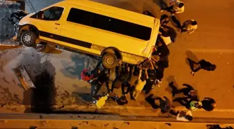 Alkollü genç şehri karıştırdı, patronunu gasp edip araçları parçaladı