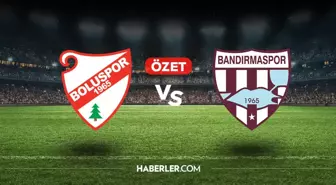 Boluspor Bandırmaspor maç özeti ve golleri! (VİDEO) Boluspor Bandırmaspor geniş özeti! Golleri kim attı, maç kaç kaç bitti?