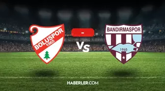 Boluspor Bandırmaspor maçı kaç kaç, bitti mi? MAÇ SONUCU! Boluspor Bandırmaspor golleri kim attı, canlı maç anlatımı!