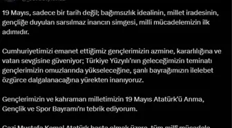 Cumhurbaşkanı Yardımcısı Yılmaz, 19 Mayıs'ı Kutladı
