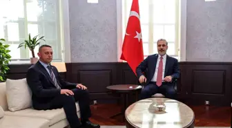 Dışişleri Bakanı Hakan Fidan, Sırbistan'da Ahmedin Şkriyel'i Kabul Etti