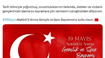 Emine Erdoğan, 19 Mayıs Atatürk'ü Anma Gençlik ve Spor Bayramı'nı kutladı
