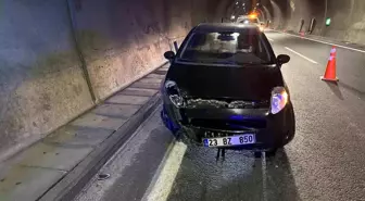 Malatya'da Erkenek Tüneli'nde Trafik Kazası: 1 Yaralı