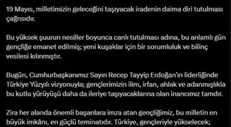 İletişim Başkanı Fahrettin Altun'dan 19 Mayıs Mesajı