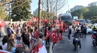 İstanbul'da 'Gençlerle Mustafa Kemal Yürüyüşü' Düzenlendi