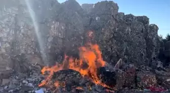 Kahramanmaraş'taki Kağıt Fabrikasında Yangın