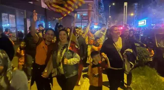Kula'da Galatasaray coşkusu