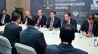 Adalet Bakanı Yılmaz Tunç, Rusya'da Katar ve BAE Adalet Bakanları ile Görüştü