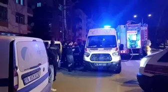 Çorum'da 5 Katlı Bina Yangınında Panik Anları