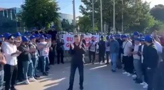 Alstom Fabrikasında İşçiler Greve Gitti