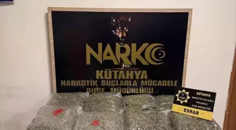 Kütahya'da Uyuşturucu Operasyonu: 15 Kilo Esrar Ele Geçirildi