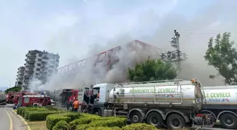 Mersin'deki Elektronik Fabrikasında Yangın