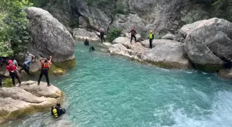 Yazılı Kanyon Tabiat Parkı'nda suya düşen üniversite öğrencisi hayatını kaybetti