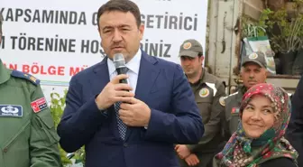 Kütahya'da Kadın Kooperatifine Gelir Getirici Fidan Dağıtımı Yapıldı