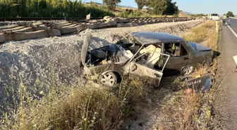 Aydın'da Otomobil Şarampole Girdi: Sürücü Yaralandı