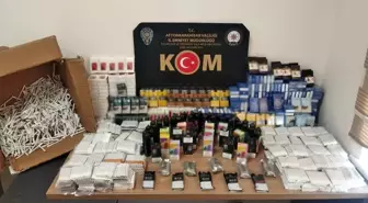 Afyonkarahisar'da 13 Bin Kaçak Makaron Ele Geçirildi