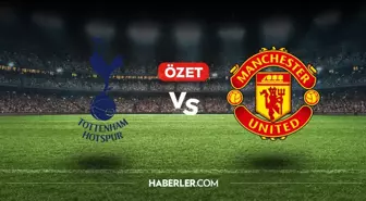 Tottenham Manchester United maç özeti ve golleri! (VİDEO) Tottenham Manchester United geniş özeti! Golleri kim attı, maç kaç kaç bitti?