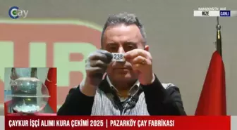 ÇAY TV CANLI | ÇAYKUR işçi alımı kura çekimi nasıl izlenir? ÇAYKUR kura listesi 2025!