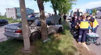 Samsun'da Trafik Kazası: 1 Yaralı
