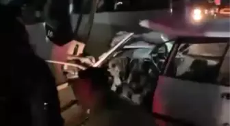 Erzurum'da Trafik Kazası: İki Yaralı