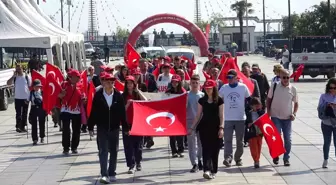 Samsun'da 15. Ulusal Kurtuluş Mücadelesi Anma Yürüyüşü Başladı