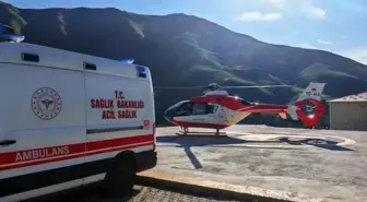 Göğüs Ağrısı Şikayetiyle Hastaneden Helikopterle Sevk