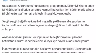 Emine Erdoğan, Uluslararası Aile Forumu'nda Aile Değerlerini Vurguladı