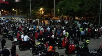 Gaziantep'te Motosikletli Protesto: 'Gazze İçin Özgürlüğe Sürüyoruz'