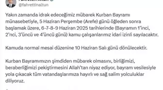 Kamu Çalışanları Kurban Bayramı'nda İdari İzinli Sayılacak