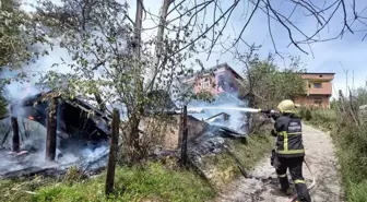 Ordu'da Marangoz Atölyesinde Yangın Çıktı