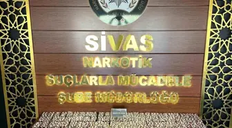 Sivas'ta Uyuşturucu Operasyonu: 13 Bin 821 Hap Ele Geçirildi