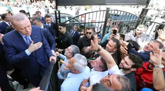 Tarihi Gümrükçü İshak Ağa Camii açıldı, törene Cumhurbaşkanı Erdoğan da katıldı
