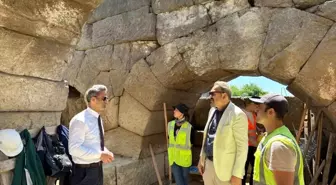 Tios Antik Kenti Kazı Çalışmaları İncelendi